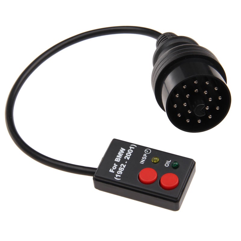 Aupoko Reset Oil Service Tool, 20 Pins Socket OBD Oil Service Reset Tool Replacement for BMW 1982-2001 E30 E34 E36 E39 - Image 1